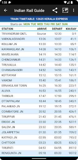 Indian Rail Guide screenshot 6