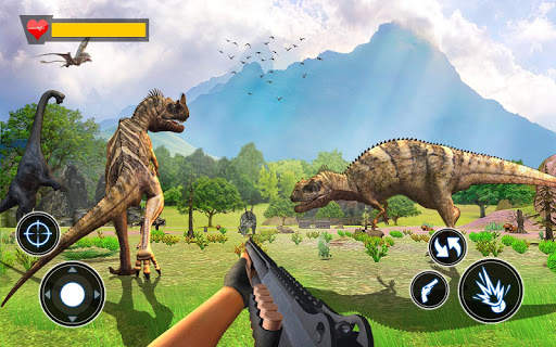 Real Dino Hunting Game Offline screenshot 1