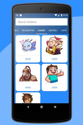 Stickers for Telegram app screenshot 2