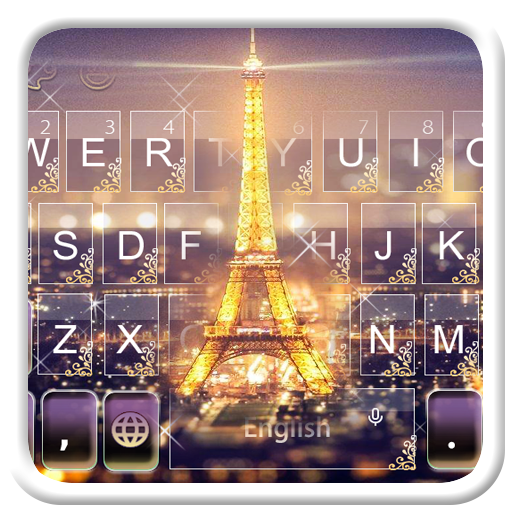 Romantic Night Paris Keyboard icon