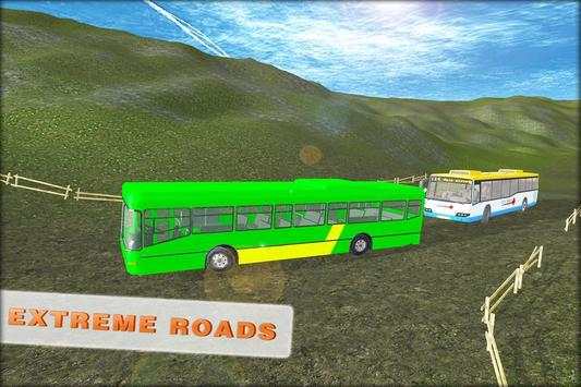 Tourist Bus Offroad Driving 3D screenshot 1
