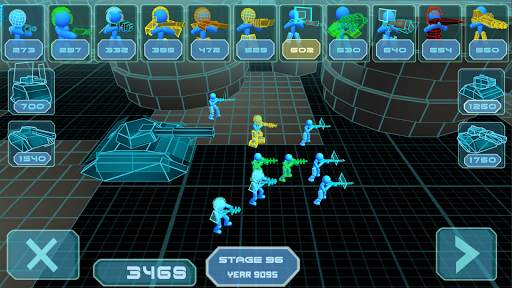 Stickman Simulator: Tank Neon screenshot 1