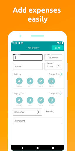 Split expenses - I owe you app (IOU). screenshot 5