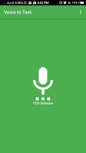 Voice to text screenshot 2