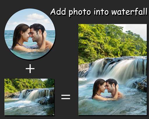 Waterfall Photo Frame 1 تصوير الشاشة