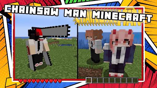 Chainsaw Man Mod For Minecraft screenshot 4