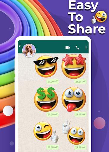 Emoji Stickers For Whatsapp 2021 - WastickerApps screenshot 4