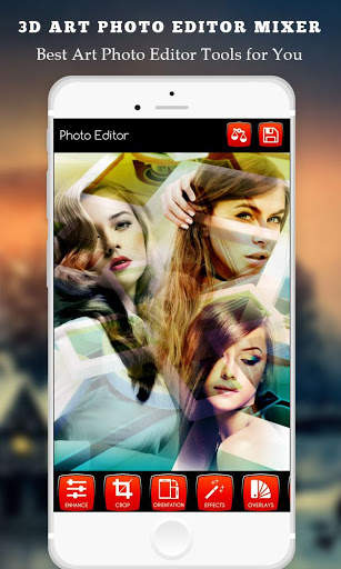 3D Art Photo Collage Editor 4 تصوير الشاشة