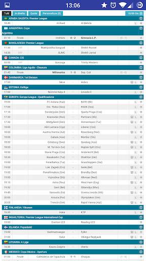 Football Live Scores screenshot 1
