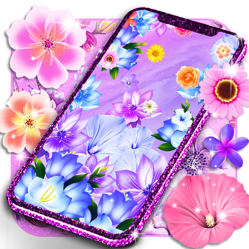 Summer flowers live wallpaper icon