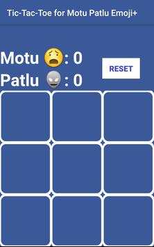 Tic-Tac-Toe for Motu Patlu Emoji  screenshot 1