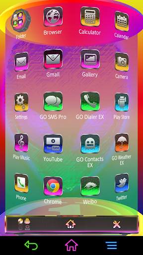 Alien 3D theme for Next Launcher screenshot 3