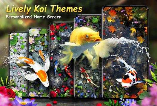 Lively Koi Launcher - HD Live Wallpapers, Themes screenshot 1