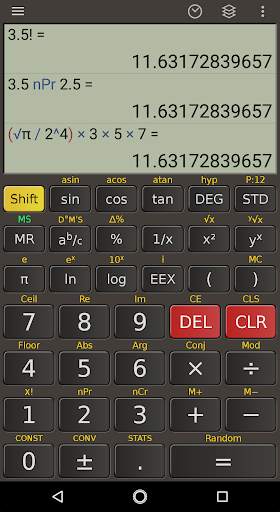 Scientific Calculator screenshot 1