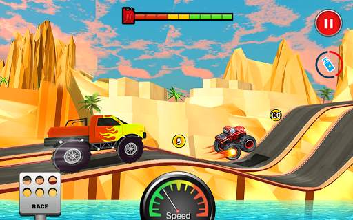 Monster Climb Racing- Real Racer Free Racing Games screenshot 1