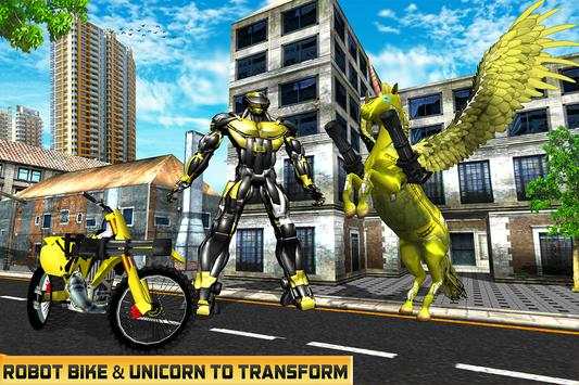 US Robotic Unicorn Transform Bike Game screenshot 7