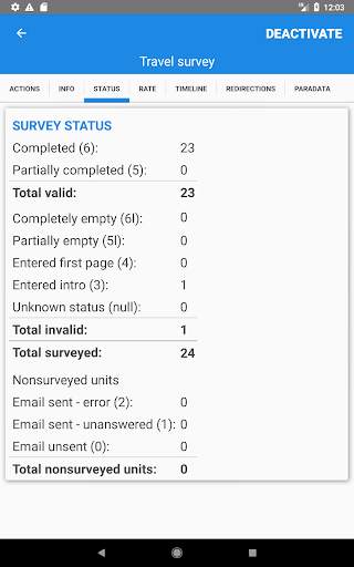 1KA OneClickSurvey screenshot 11