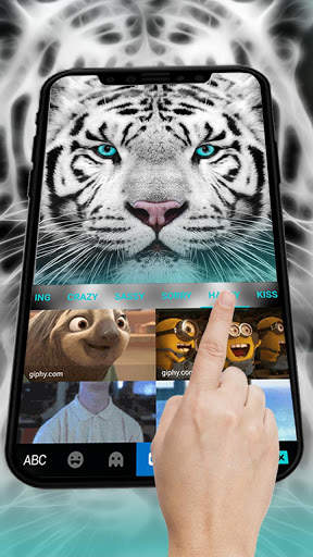 Wild Tiger King Keyboard Theme screenshot 3
