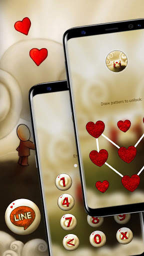 Cute Love Launcher Theme screenshot 5