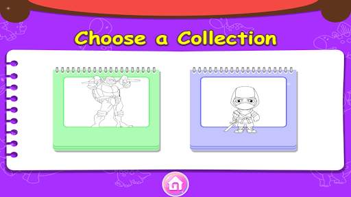 Ninja Coloring Super Turtle screenshot 1
