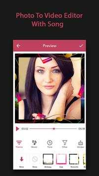 Photo To Video Editor With Song screenshot 4