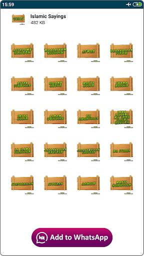 Islamic Stickers for WA WAStickerApps screenshot 4