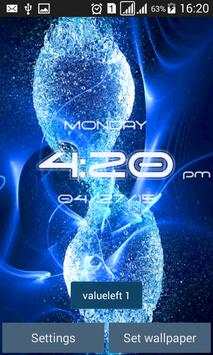 Digital Clock LWP screenshot 8