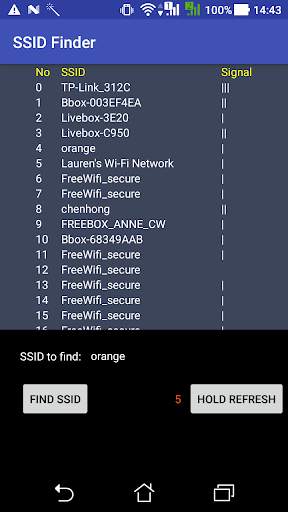 WIFI SSID Finder FREE screenshot 1