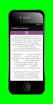 The Weeknd Reminder Song screenshot 3