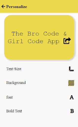Bro Code Girl Code स्क्रीनशॉट 4