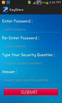 Key Store Lite screenshot 2