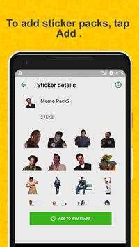 Send Meme Stickers for Whatsapp screenshot 4