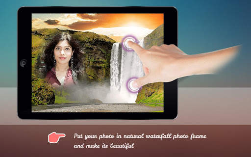 Natural Waterfall Photo Frame screenshot 2