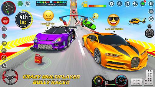 GT Car Stunt Ramp Car Games screenshot 2