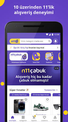 n11 - Online Alışveriş स्क्रीनशॉट 1