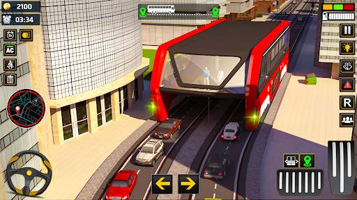 Elevated Bus Sim: Bus Games screenshot 6