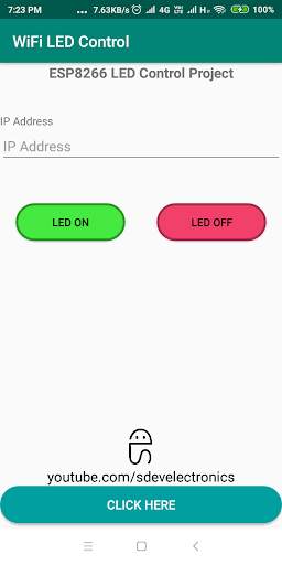 WiFi LED Control - SD screenshot 1