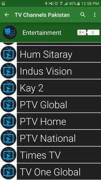 TV Channels Pakistan स्क्रीनशॉट 3