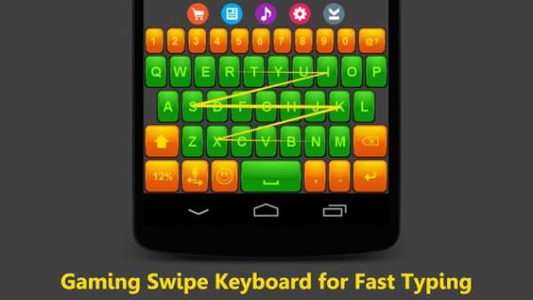 Gaming Keyboard Theme 1 تصوير الشاشة