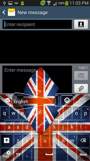 UK Keyboard स्क्रीनशॉट 2