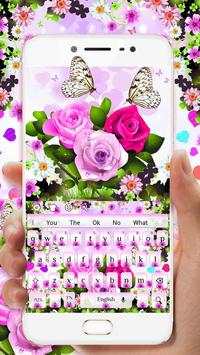 Rose Flowers Keyboard screenshot 2