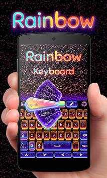 Rainbow GO Keyboard Theme screenshot 2