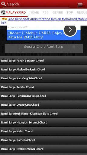 Malaykord - Malay Guitar Chord screenshot 4