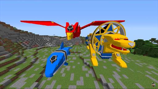 Mod Power's Rangers for Minecraft - Dino Skin screenshot 6
