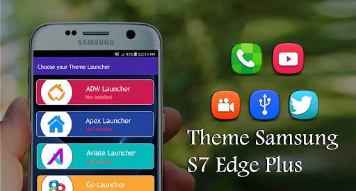 Theme for Samsung Galaxy S7 launcher for Galaxy S7 screenshot 1