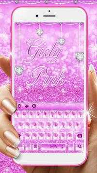 Rosy Glitter Keypad скриншот 1