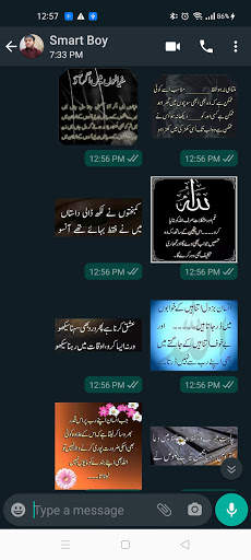 Urdu Poetry Stickers for WhatsApp screenshot 4