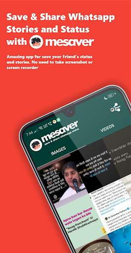 mesaver- Save and Share WhatsApp Status and Story screenshot 2