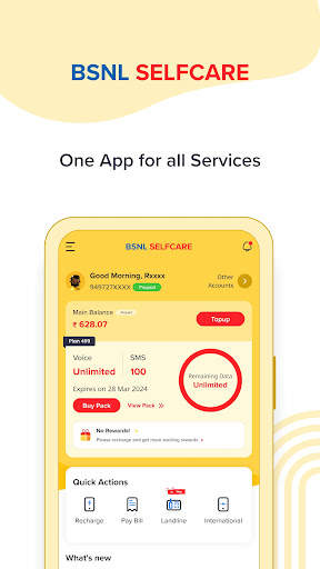 BSNL Selfcare screenshot 1