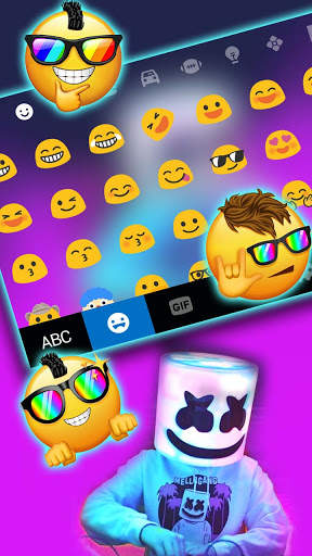 Cool Purple DJ Keyboard Background screenshot 3